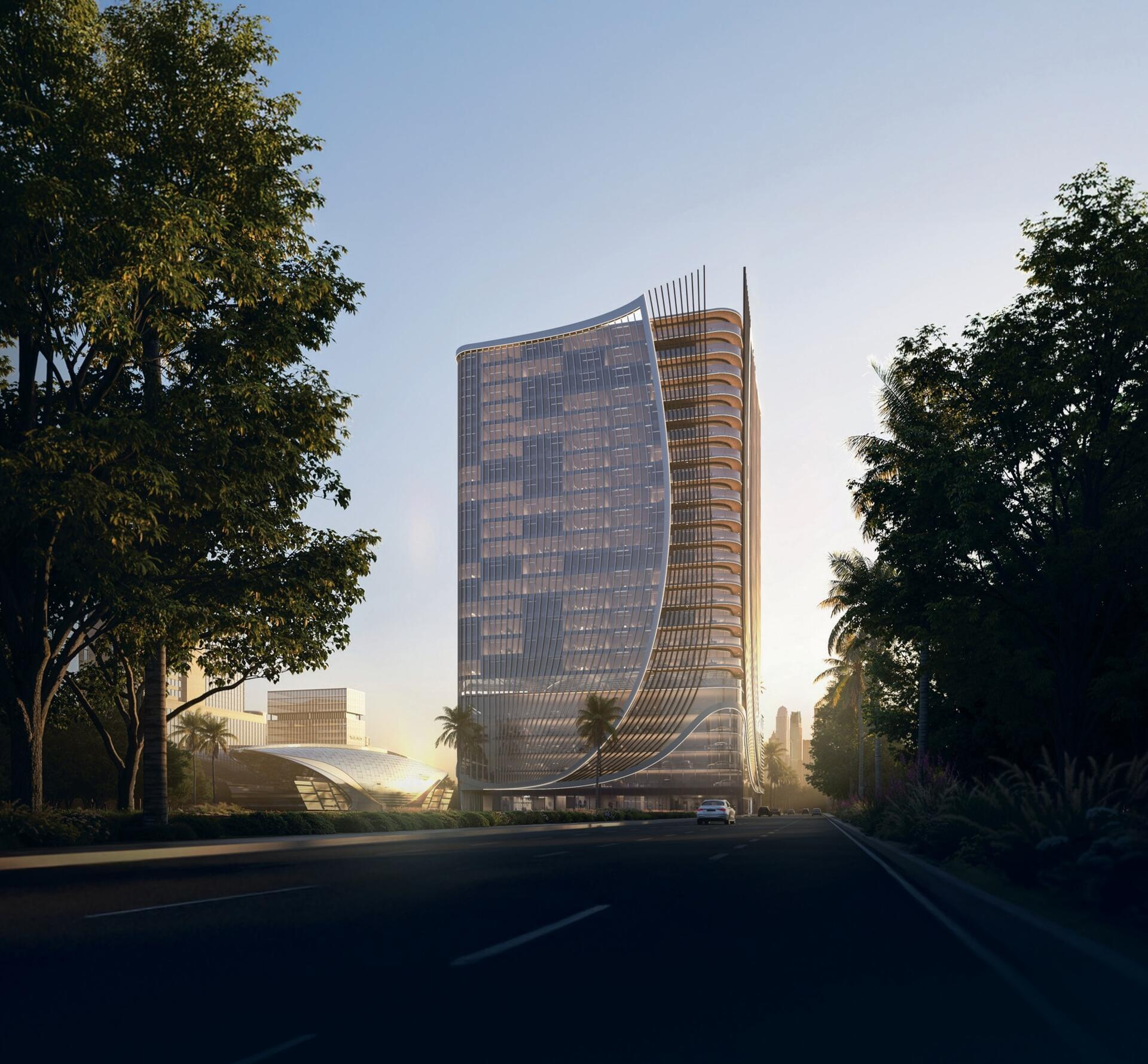 SAMANA Business Hub tower in Downtown Jebel Ali